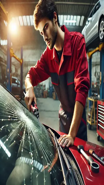 Damaged Windscreen Fixing